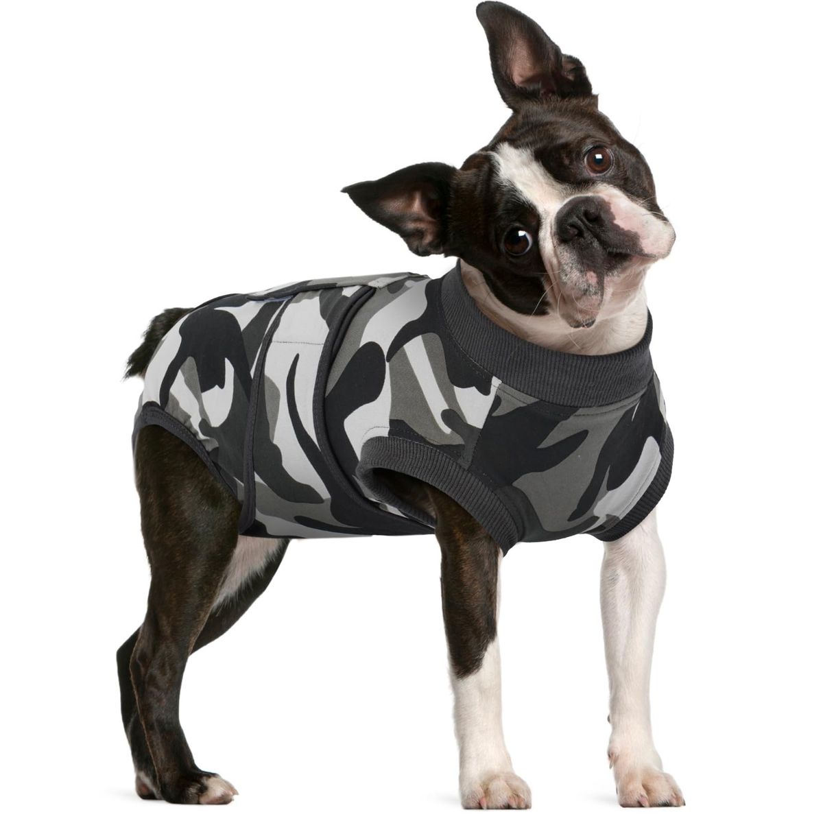 FUAMEY Dog Recovery Suit Male,Dogs Surgery Neuter Suits Puppy Spay Shirts for Female Protect Dog's Skin Anti Licking Abdominal W