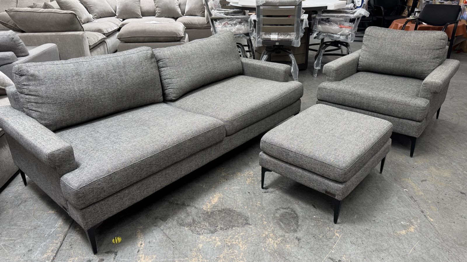 Couch Sofa set 3 pc Fabric
