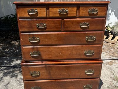 Statton solid wood tall dresser