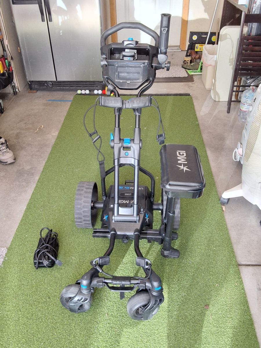 MGI navigator quad .Electric push golf cart