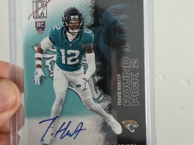 Topps signature class Travis Hunter 2025 RC Rookie Autograph 187/225 Jacksonville Jaguars WR/CB #224