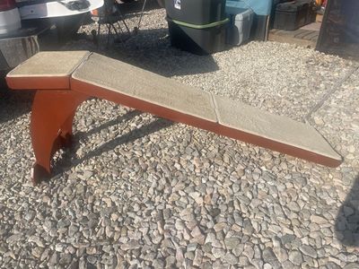 Wooden Carpeted Pet Ramp for Dogs and Cats