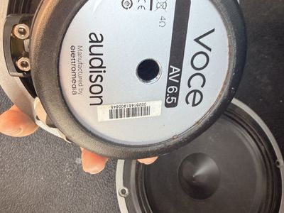 Audison Voce AV 6.5 4-Ohm 6.5-inch Car Audio Woofers Speakers - Pair
