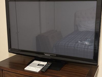 Panasonic VIERA 50" HD Flat Screen Plasma TV with Remote and Manual