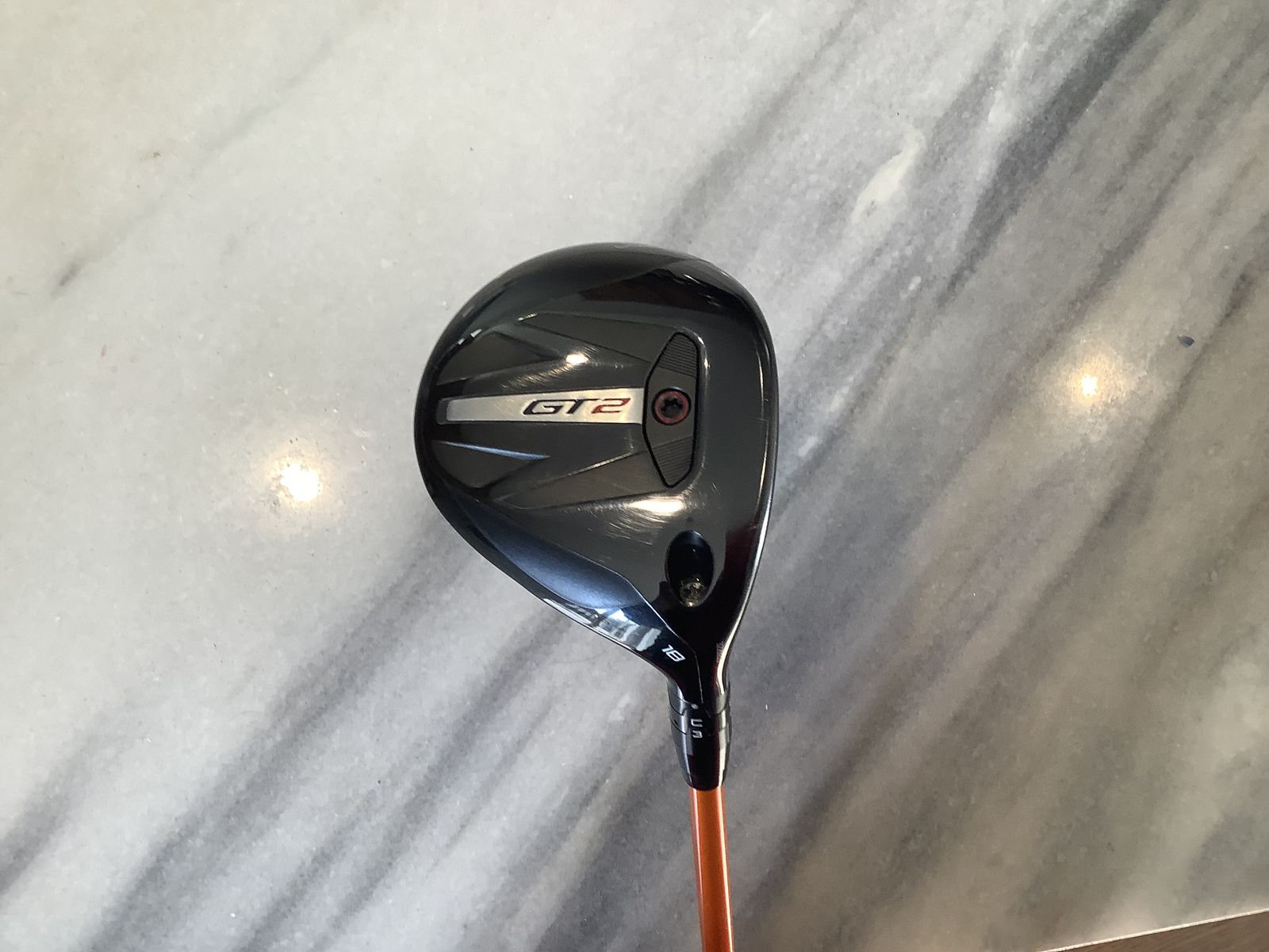 Titleist GT2 5 wood, Graphite Design Tour AD, 18*, x-flex, extra stiff