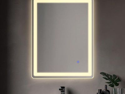 KOSTA
LED Bathroom Mirror Rectangle 24x32 Luxury Warm Light Vanity Premium Dimmable Touch Button Mod