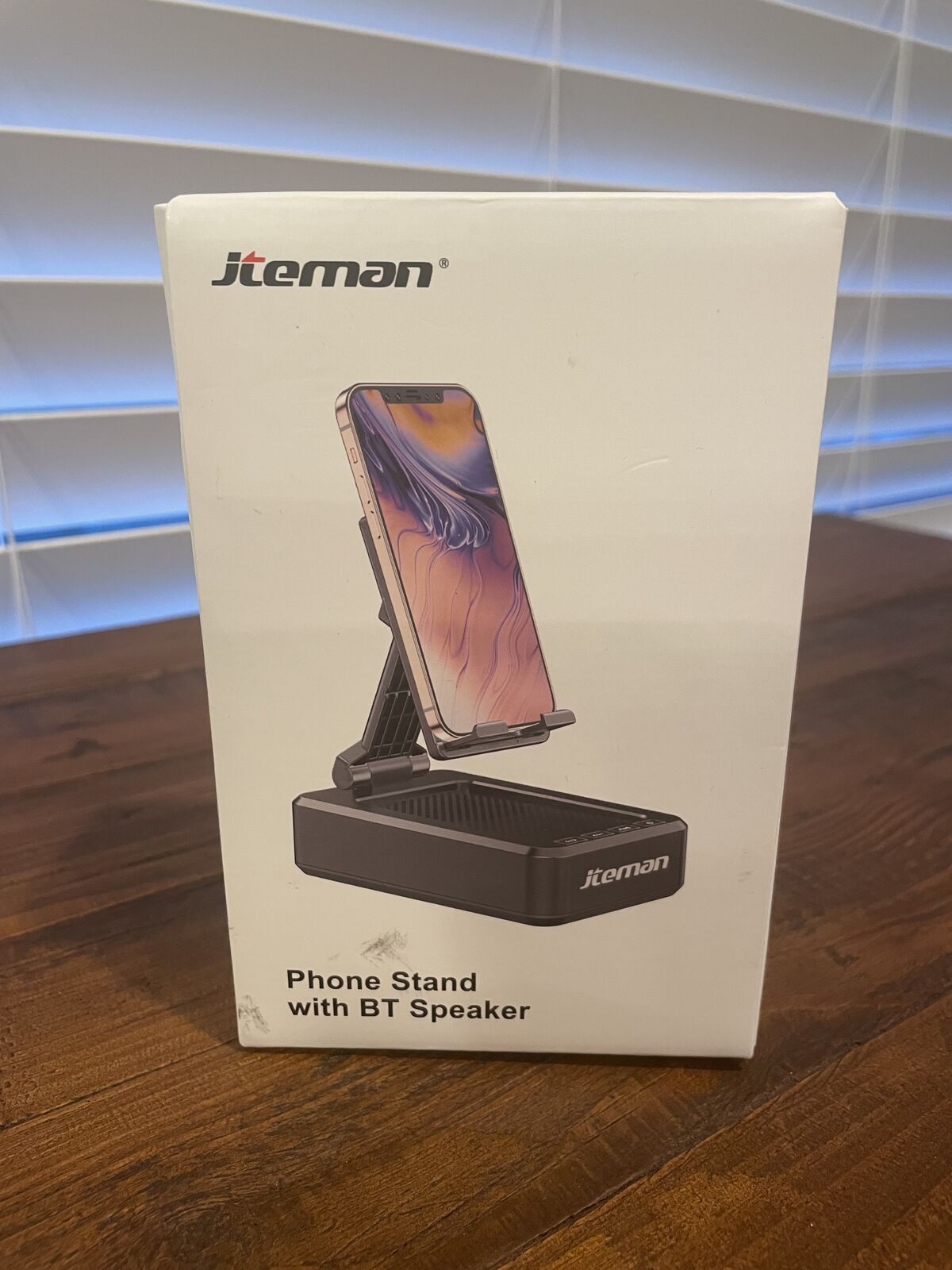 Jteman Phone Stand with BT Speaker