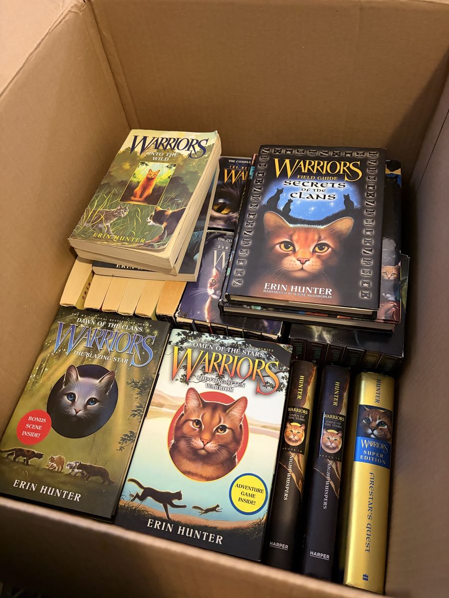 54 Warrior Cat Books