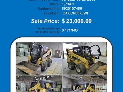 Skid Steer rubber tired Wacker W28 2018