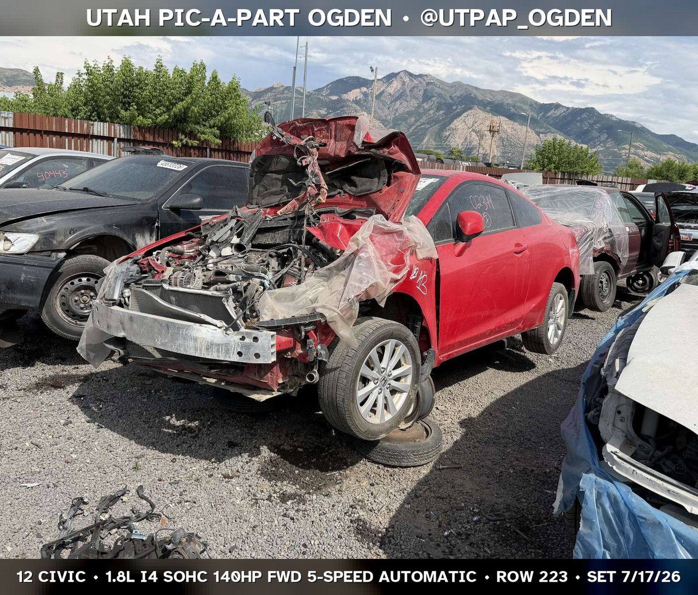 2012 Honda Civic FB Parts - UTPAP Ogden