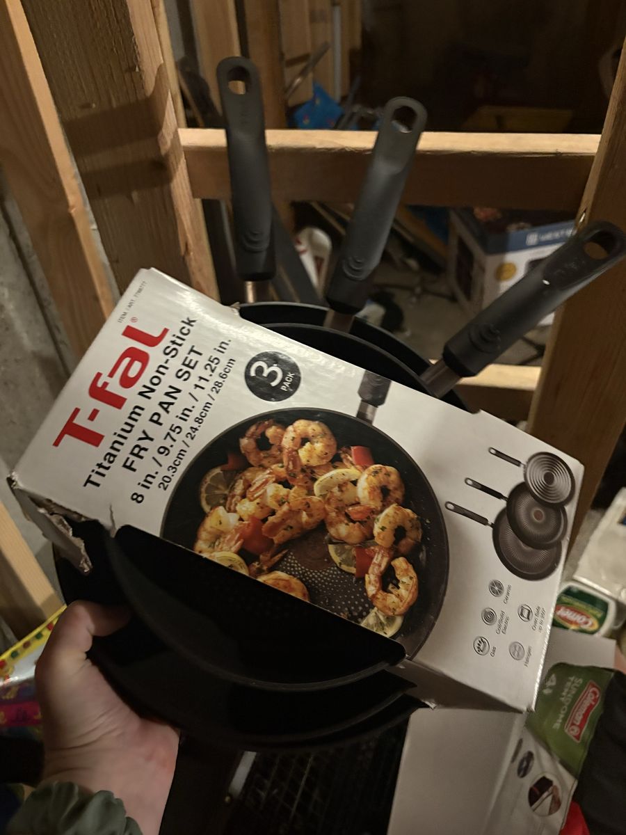 T-fal Titanium Non-Stick Fry Pan Set - 3 Piece (8, 9.75, 11.25 in.)