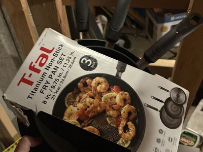 T-fal Titanium Non-Stick Fry Pan Set - 3 Piece (8, 9.75, 11.25 in.)