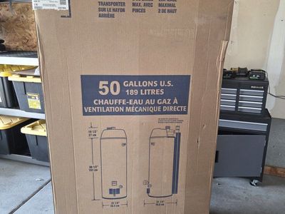 Rheem 50 gallon gas water heater
