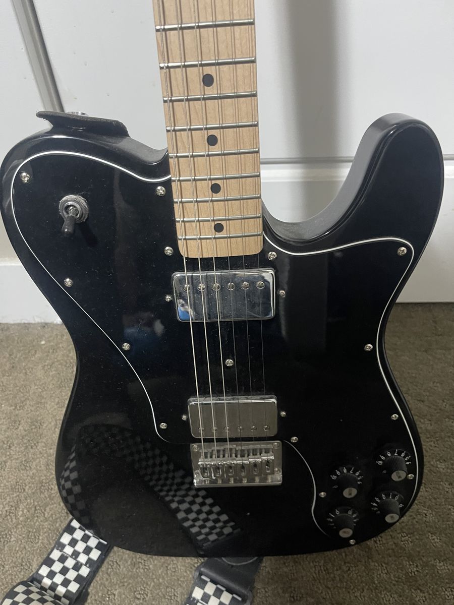telecaster deluxe guitar squier 
