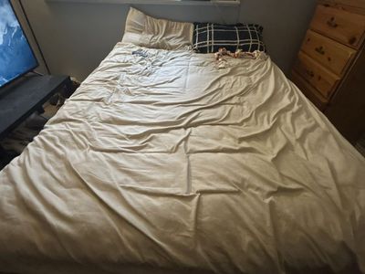 Queen Sized Mattress, topper and frame