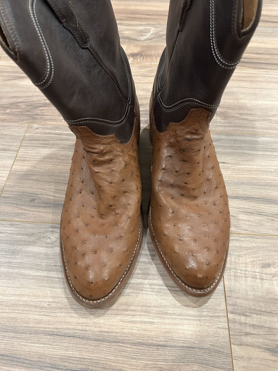 Tecovas Men's Ostrich Western Boots - Size 11.5 Wide
