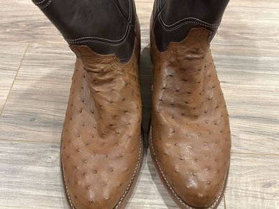 Tecovas Men's Ostrich Western Boots - Size 11.5 Wide
