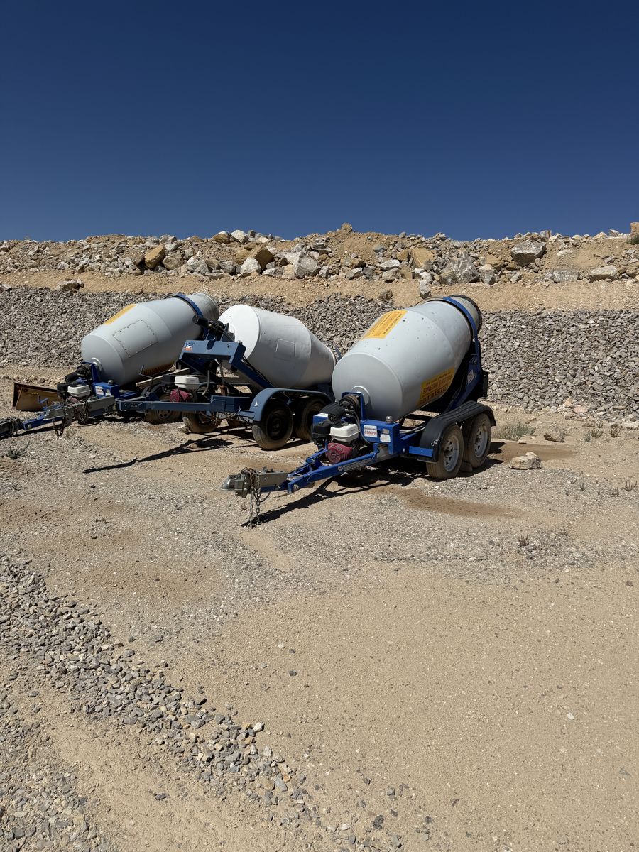 Heavy-Duty Towable Concrete Mixers - Industrial Grade Construction Equipment