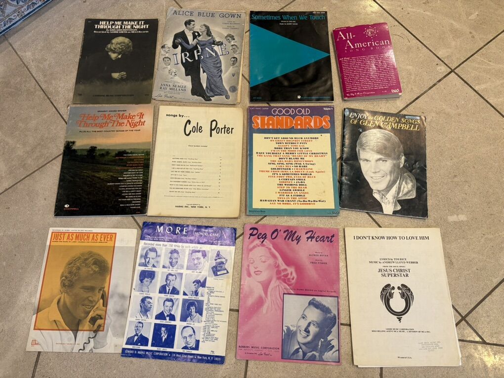 Lot Of Vintage Piano Music