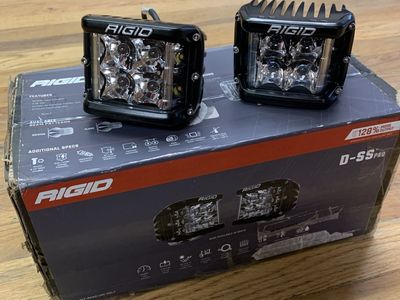 Rigid Industries D-SS Side Shooter Pro LED Light White Driving Rigid 262313 Overland Toyota Tacoma 4Runner JK Jeep JL JT