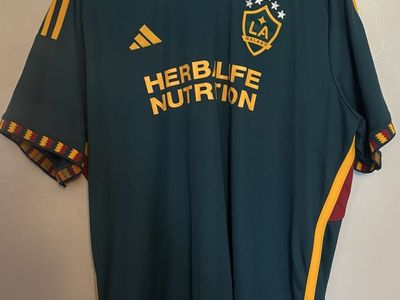 Adidas LA Galaxy MLS Soccer Jersey Herbalife Nutrition Men's 3XL