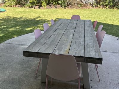 Outdoor table and chairs by Article