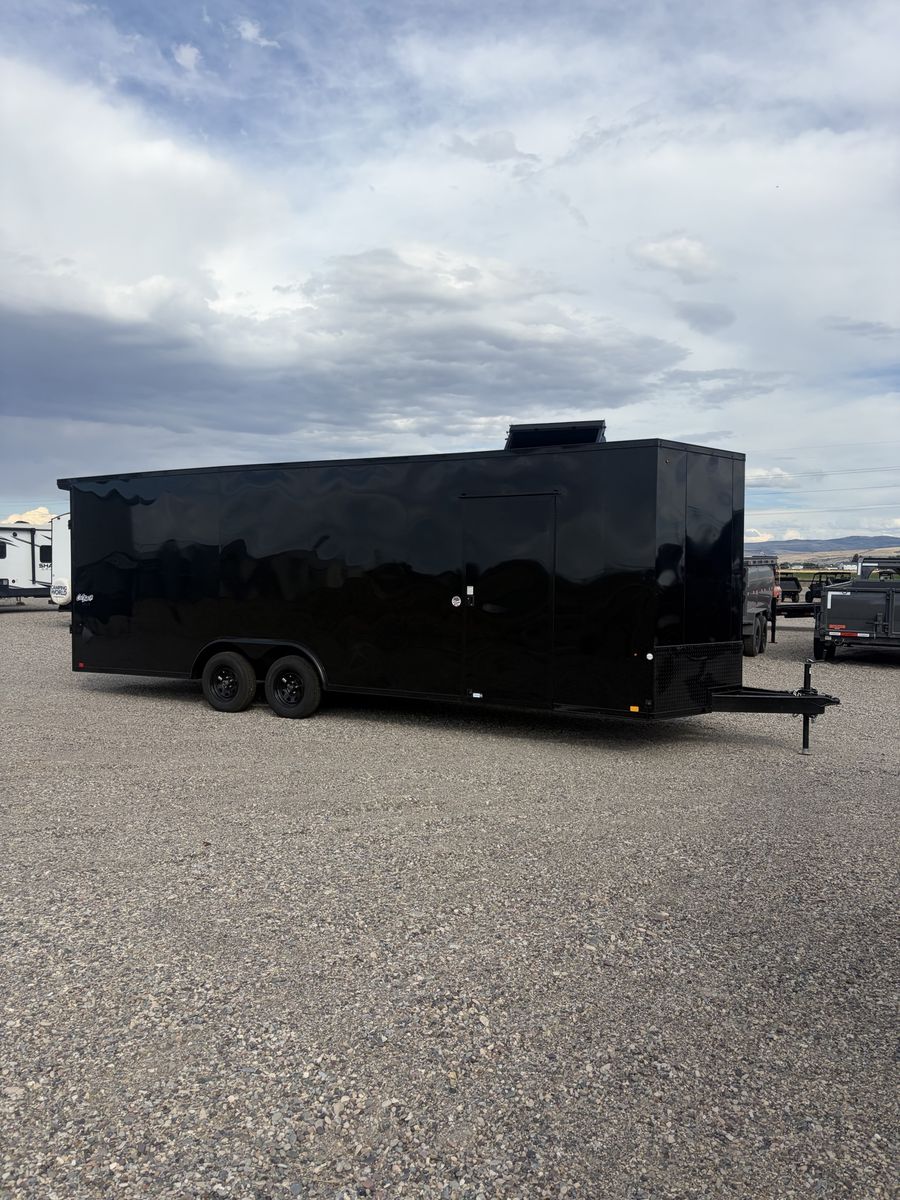 Brand New 8.5x24 Blackout Enclosed Trailer