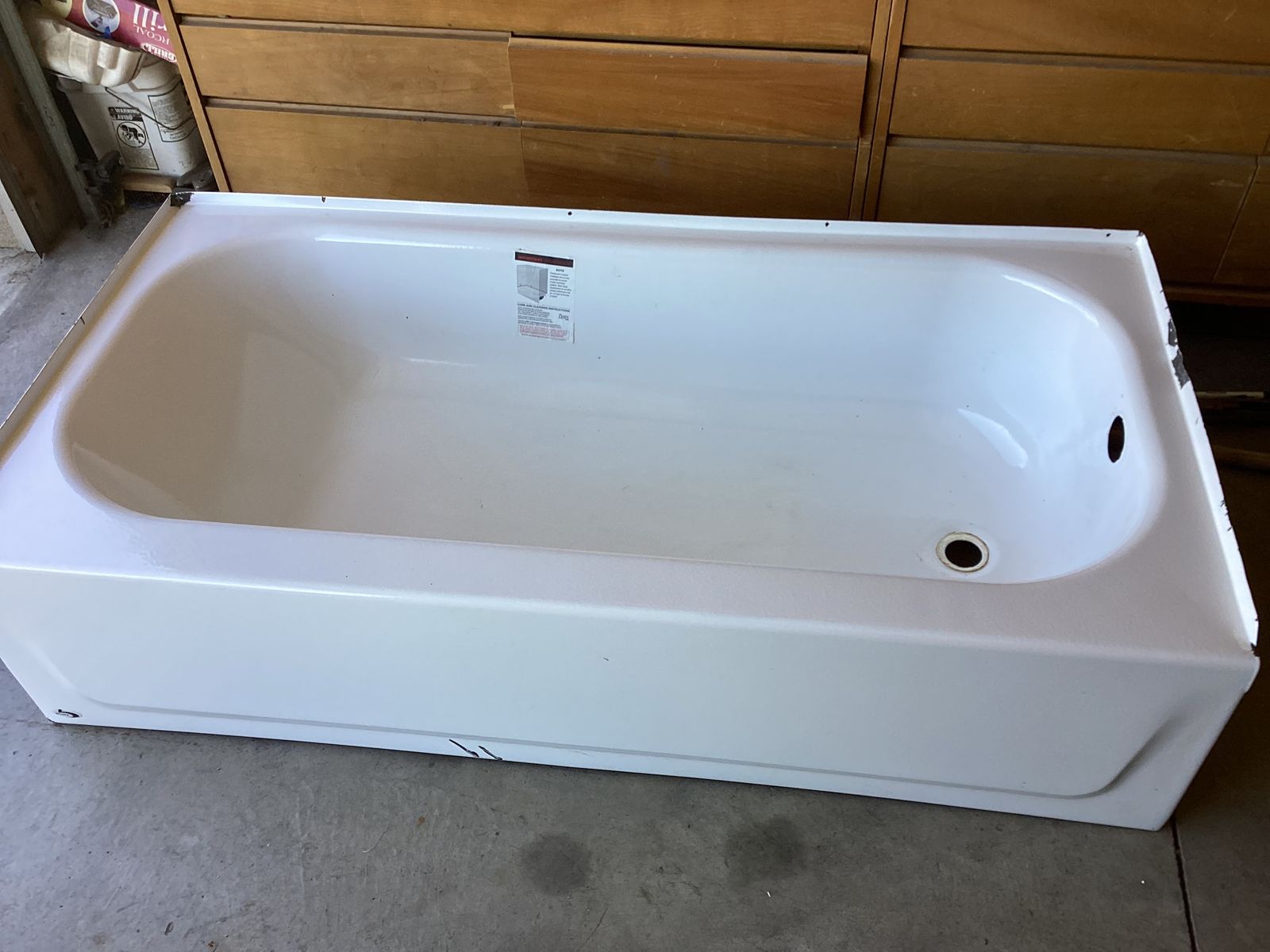 New bathtub