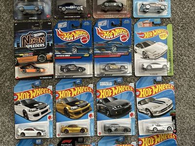 RARE Hot Wheels Diecast Cars - Honda, Ferrari, Skyline, F1 - Assorted Models & Series