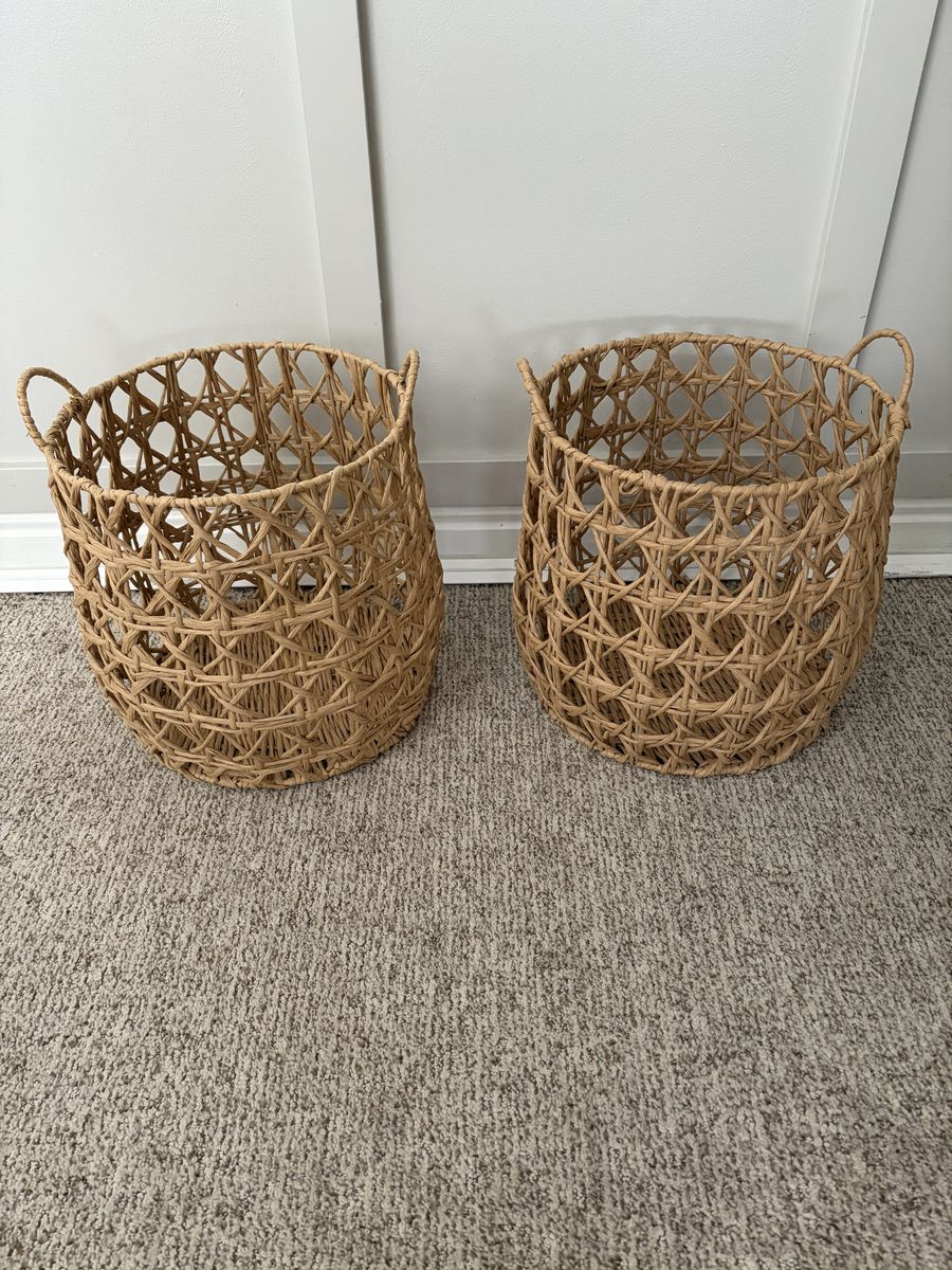 2 Decorative Baskets