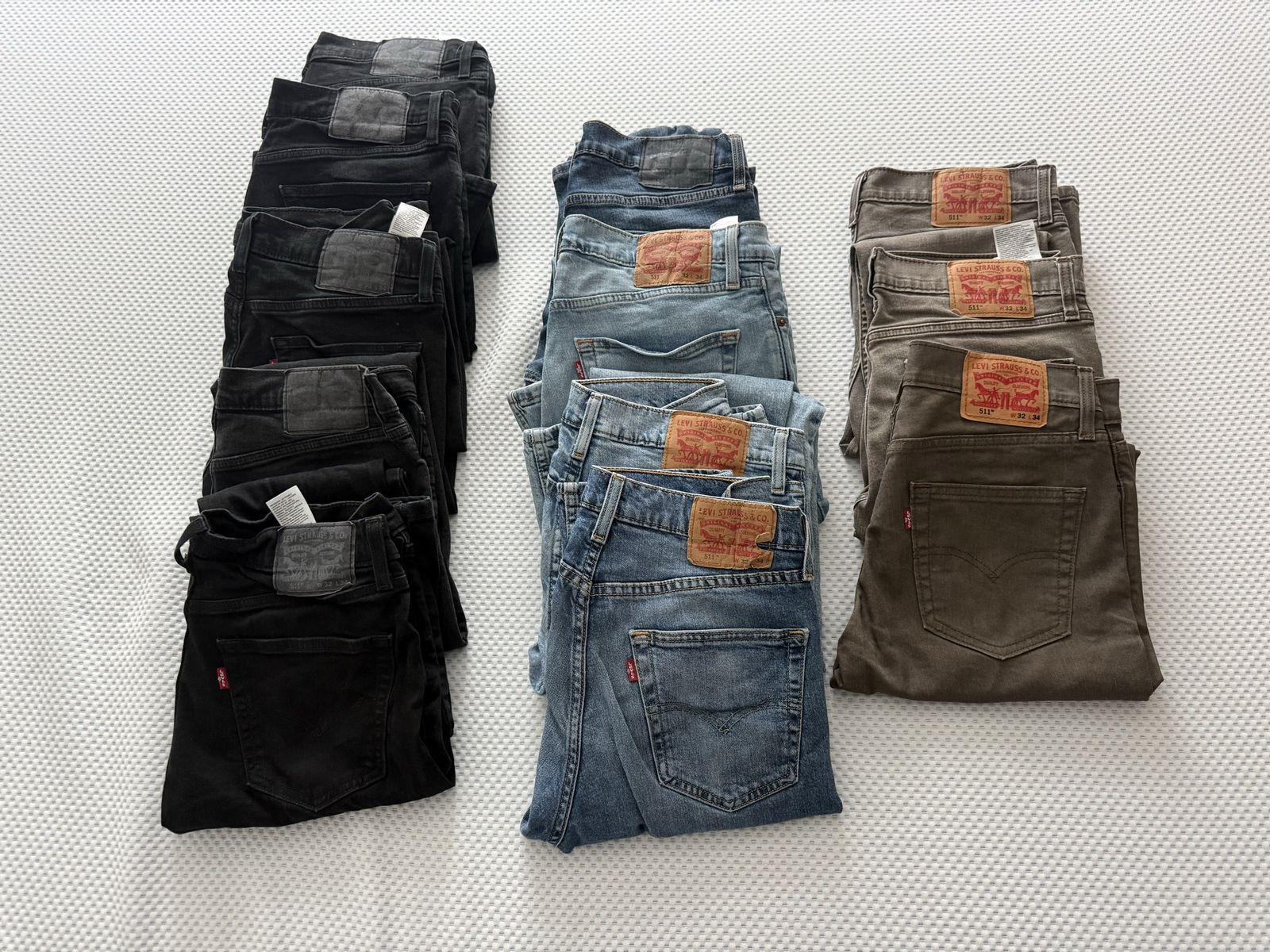 Levi’s 511 size 32x34 Dozen Pair - Good to New