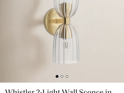 Brand new unboxed sconce for sale