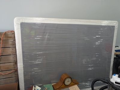 Queen box and metal frame