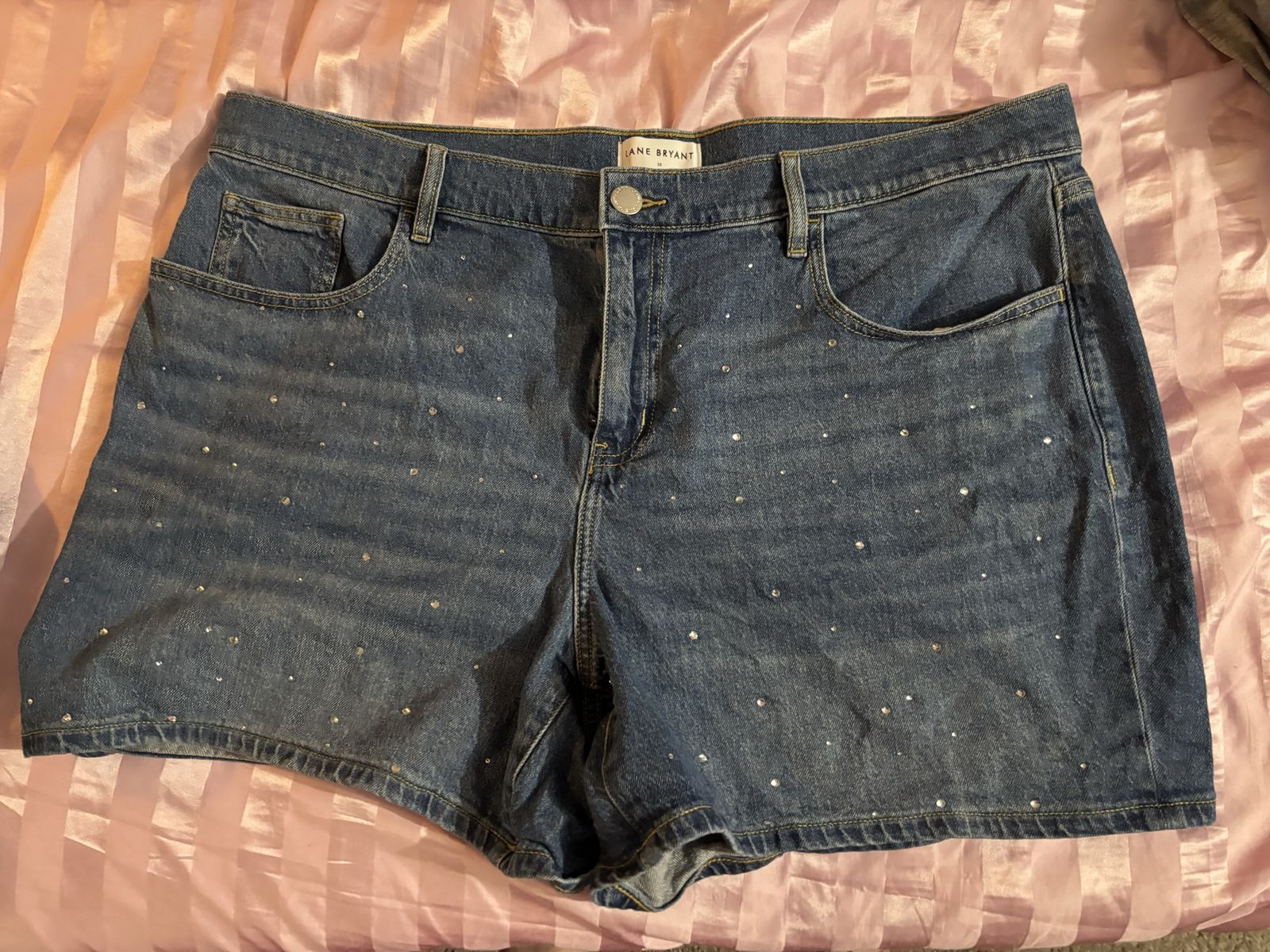 Lane Bryant Bling DenimShorts 18