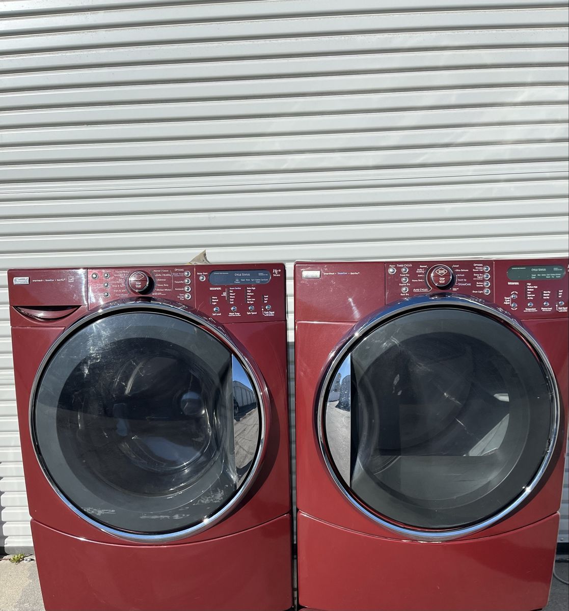Stackable Kenmore Elite Electric Set With Wrinkle Control-Free Local Delivery.