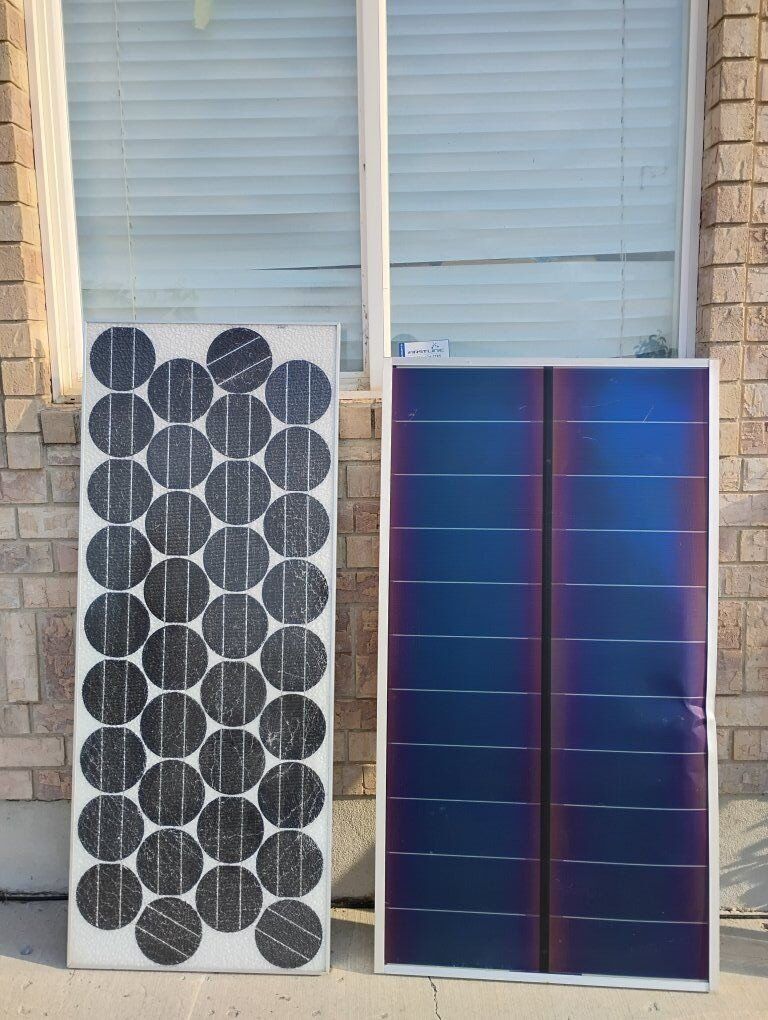 2 Solar Panels 2001 Uni-solar 64W SunWise 85W 54" x 29.5"