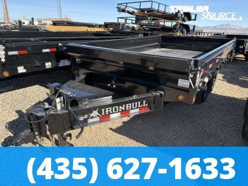 8x14 Iron Bull DDP Dump Trailer - 18" Sides - 15K GVWR