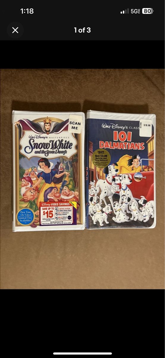 VHS tapes sealed!!