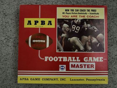 APBA Football Game 1992 Season