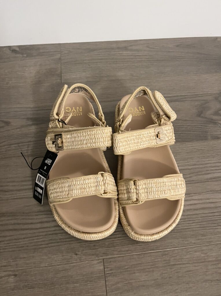 Strappy Playform Sandals Size 8
