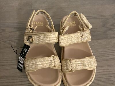 Strappy Playform Sandals Size 8