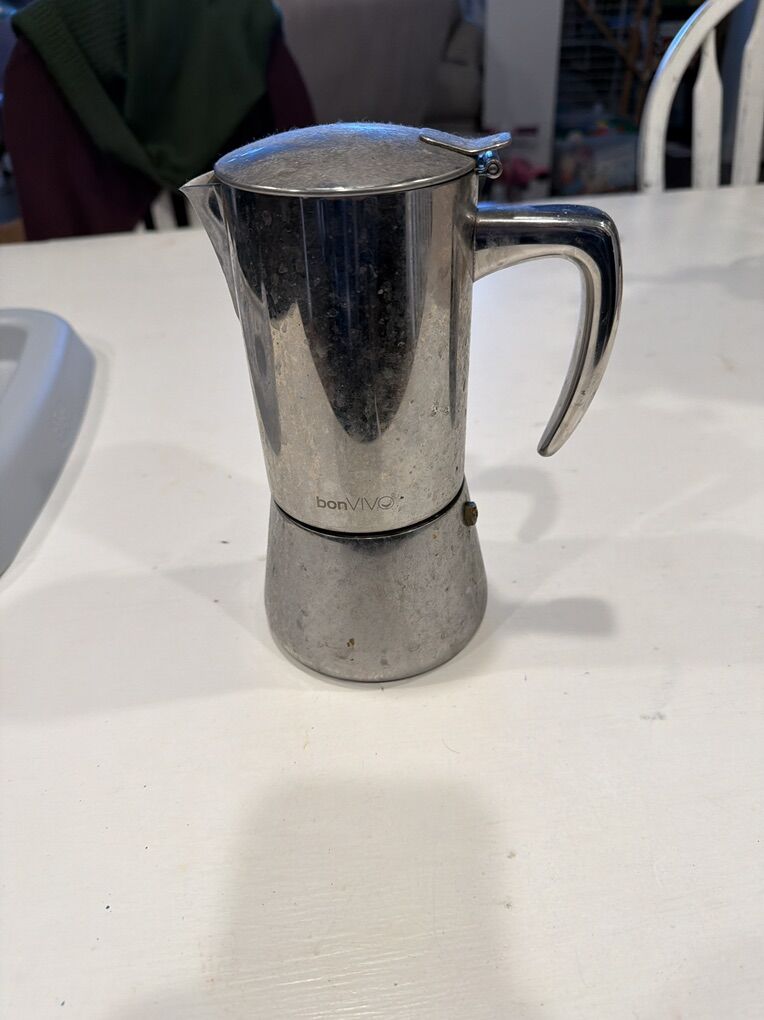 Italian Coffee Maker / Moka Pot – Stainless Steel