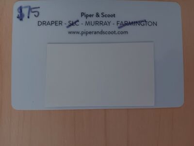 $75 PIPER and SCOOT discounted Gift Card to $60