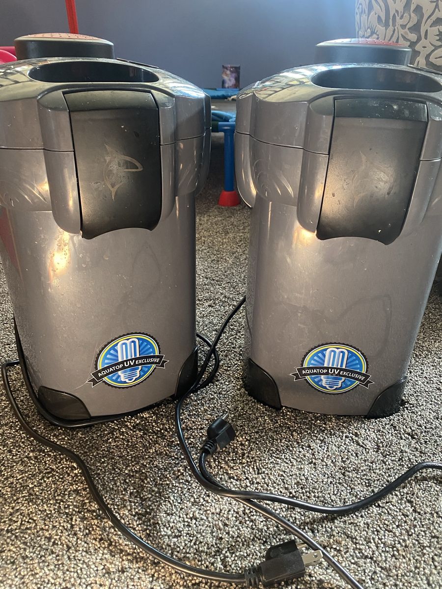 Tank filter canisters