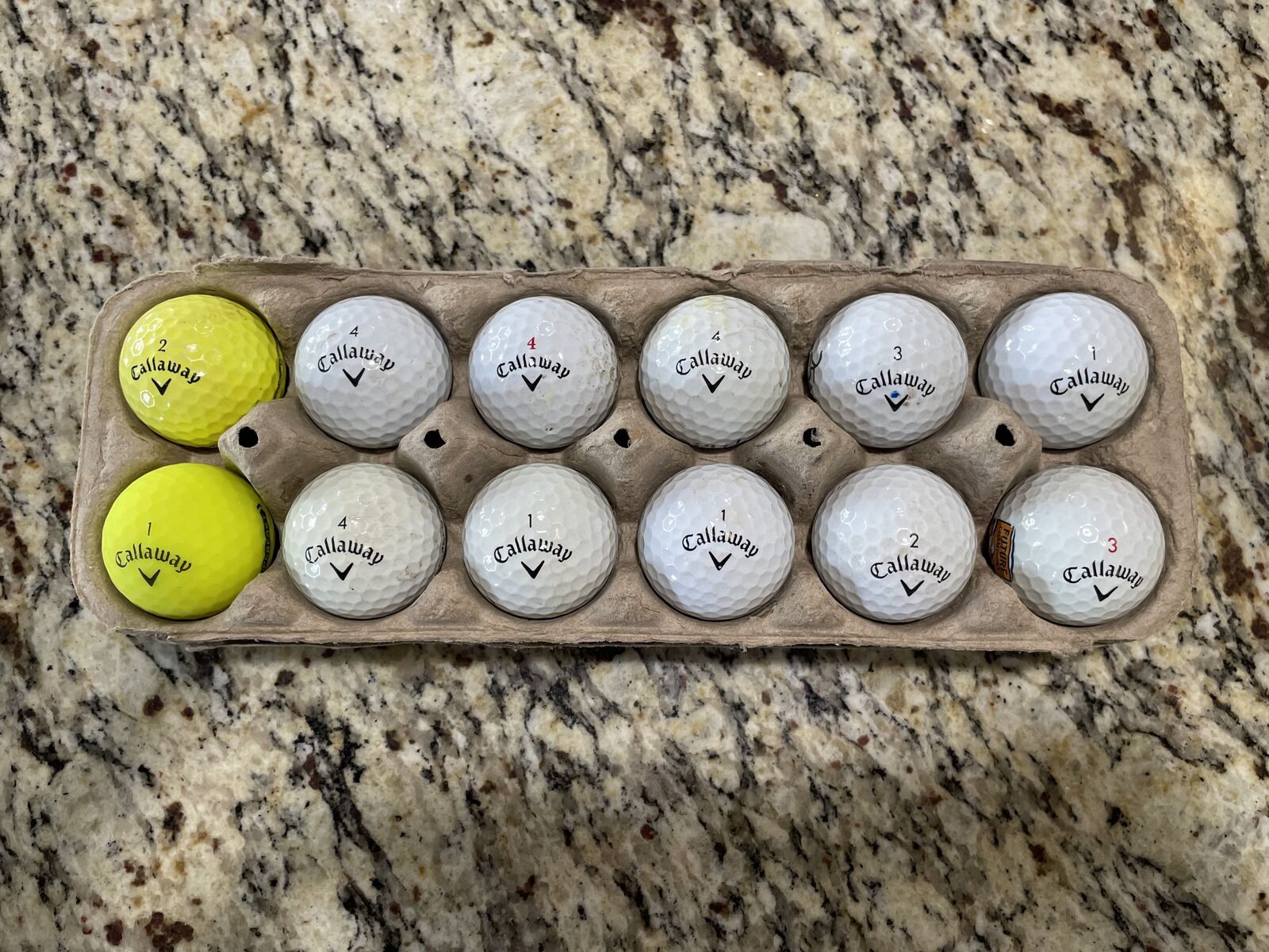 Callaway Golf Balls- Diablo, Supersoft, Chromesoft, Warbird ($10 for 12)