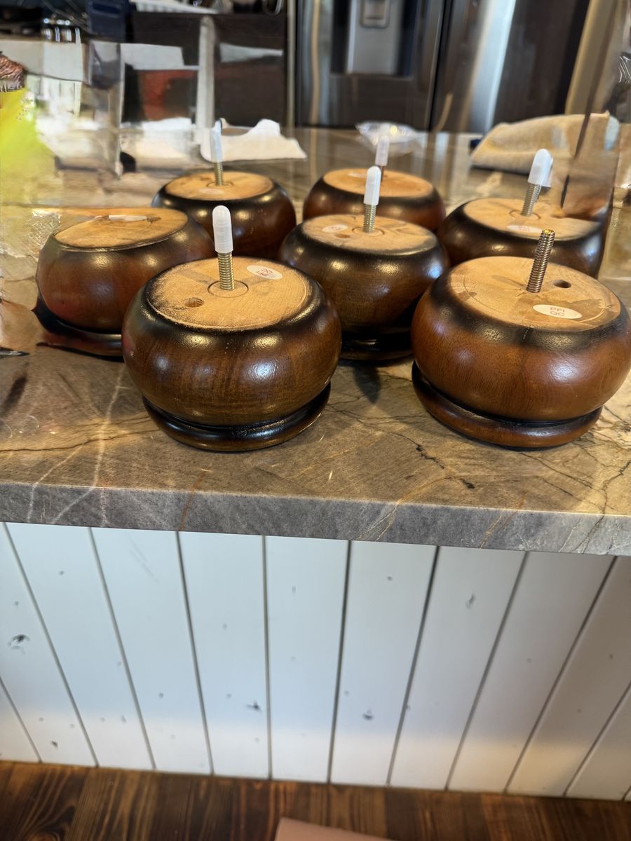 Love Seat Feet 8 Total