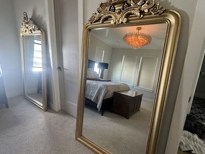 RH Louis Phillipe Gilt Leaner Mirrors (2)