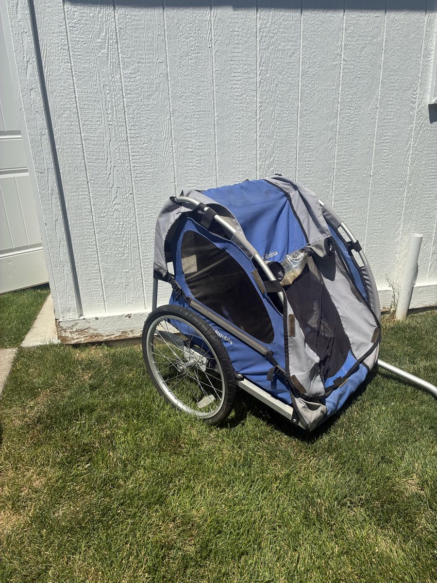 Columbia Blue Bicycle Child Trailer