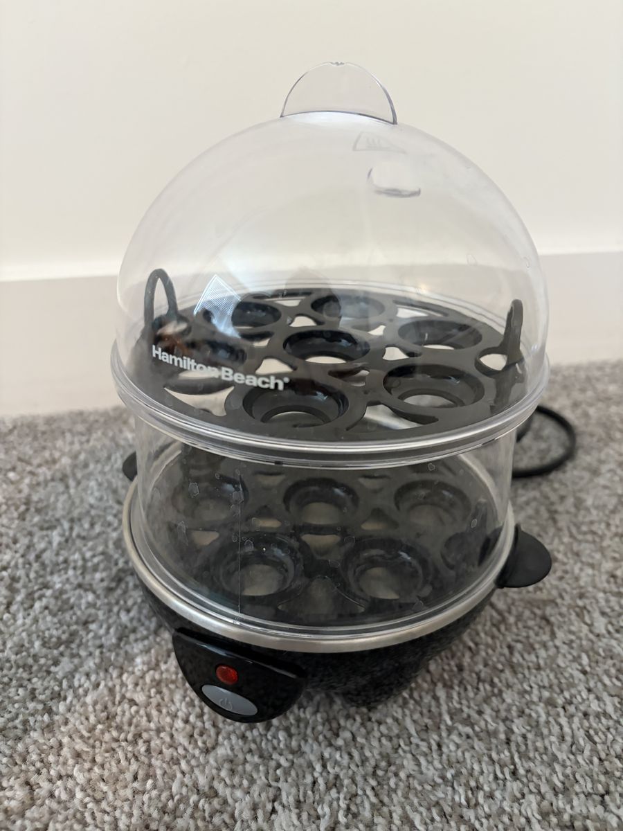 Hamilton Beach 25508G Electric Egg Cooker and Poacher - Black