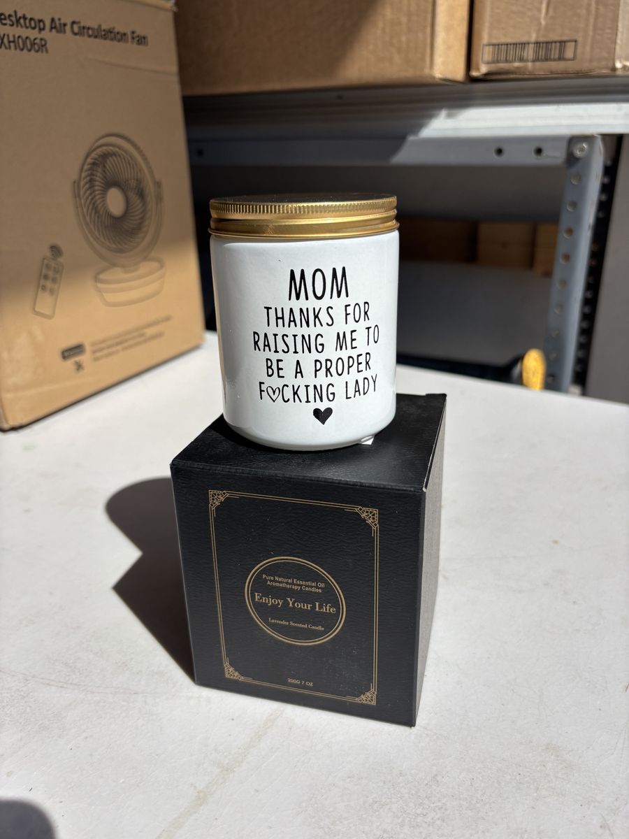 Funny Mom Lavender Candle —